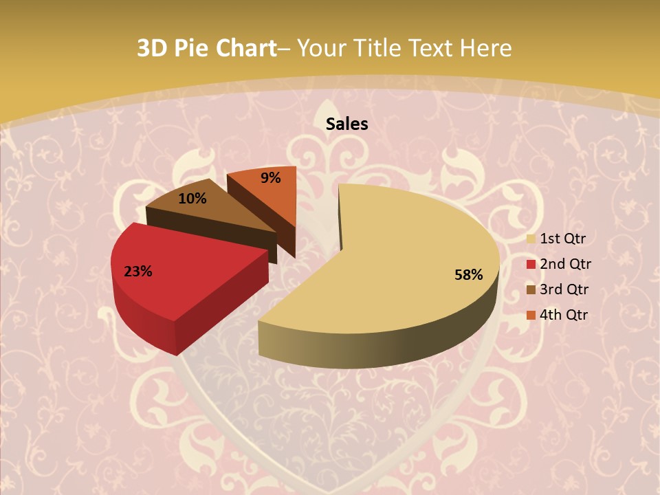 Flourishes Passion Red PowerPoint Template