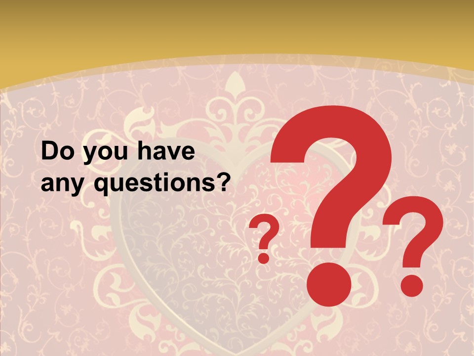 Flourishes Passion Red PowerPoint Template