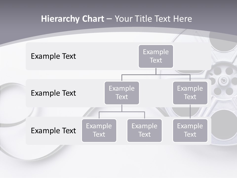 White Metal Spool PowerPoint Template