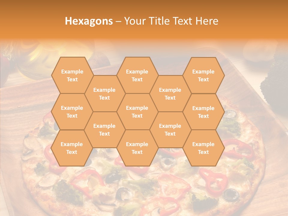 Cheese Pizza Food PowerPoint Template
