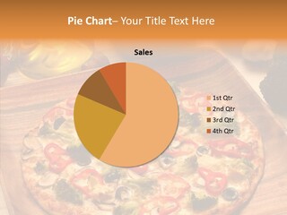 Cheese Pizza Food PowerPoint Template