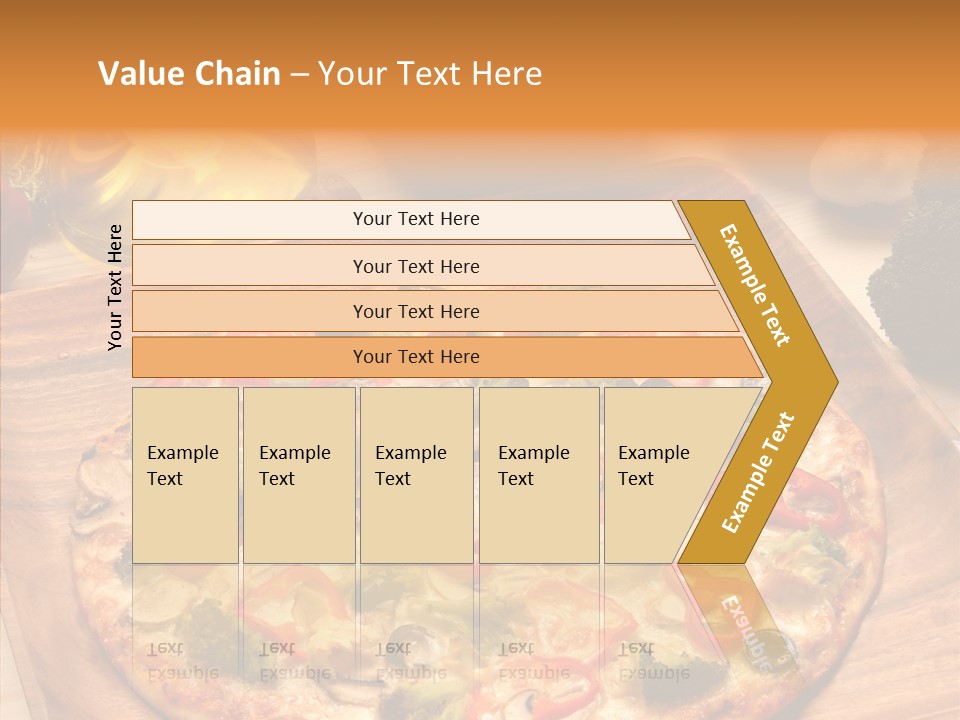 Cheese Pizza Food PowerPoint Template