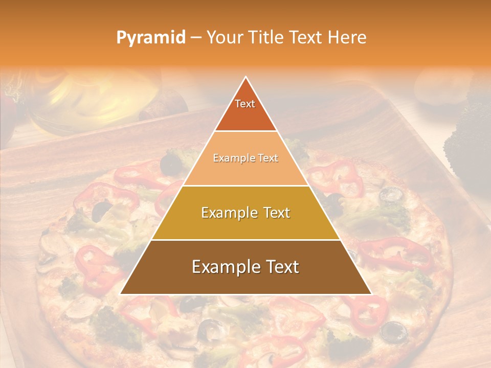Cheese Pizza Food PowerPoint Template