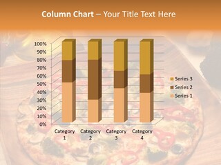 Cheese Pizza Food PowerPoint Template