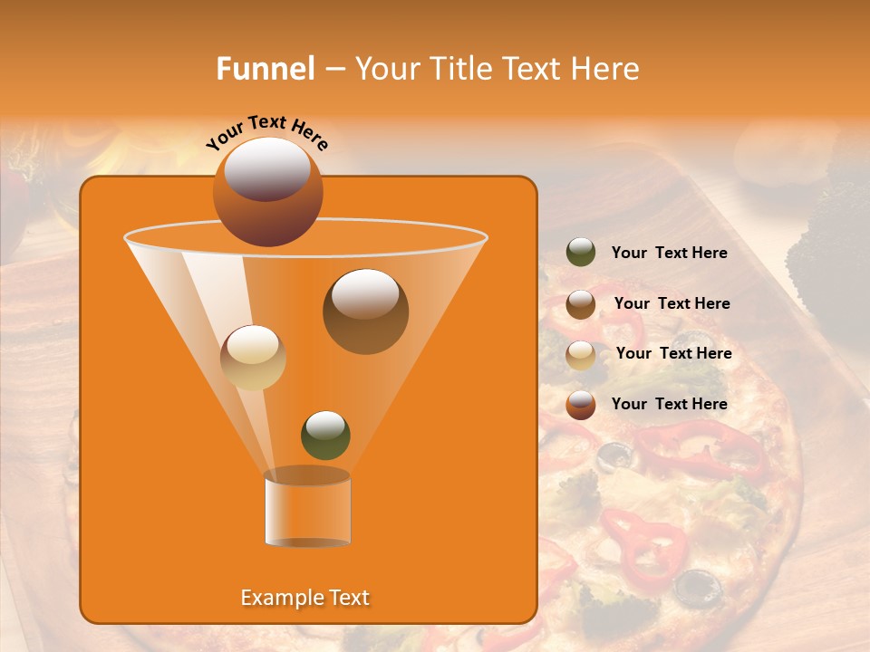 Cheese Pizza Food PowerPoint Template