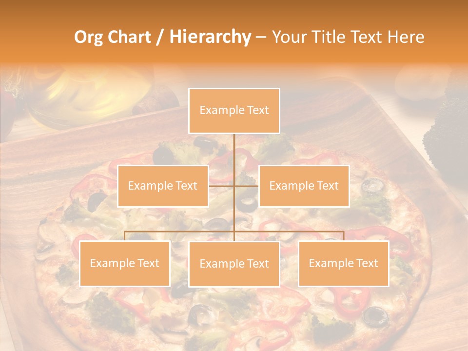 Cheese Pizza Food PowerPoint Template