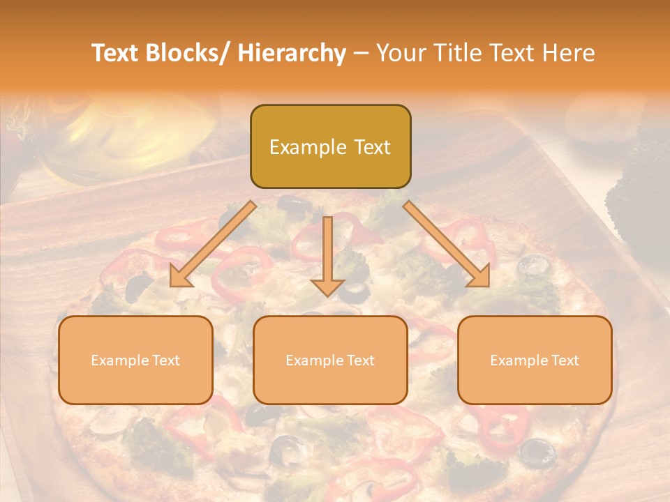 Cheese Pizza Food PowerPoint Template