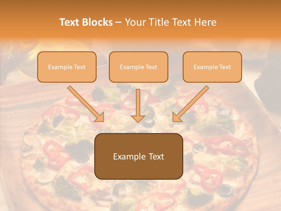 Cheese Pizza Food PowerPoint Template