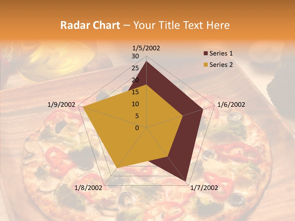 Cheese Pizza Food PowerPoint Template