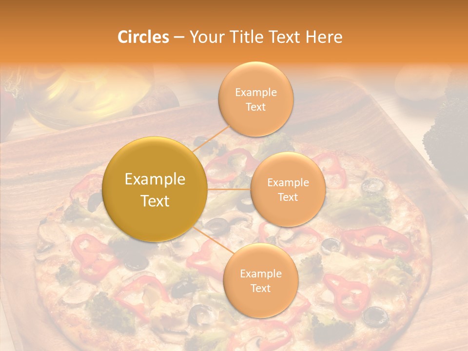 Cheese Pizza Food PowerPoint Template