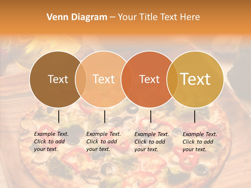 Cheese Pizza Food PowerPoint Template