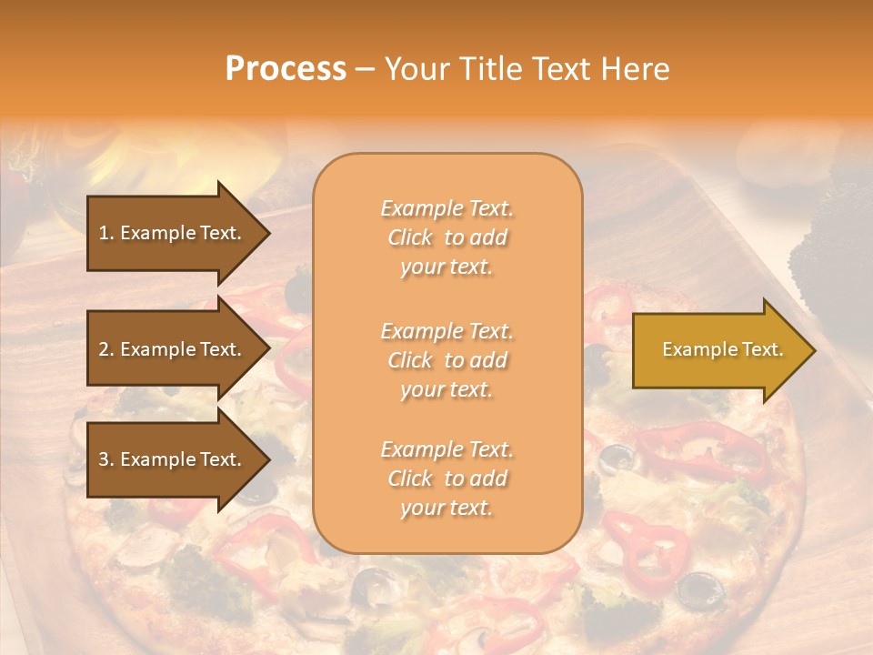 Cheese Pizza Food PowerPoint Template