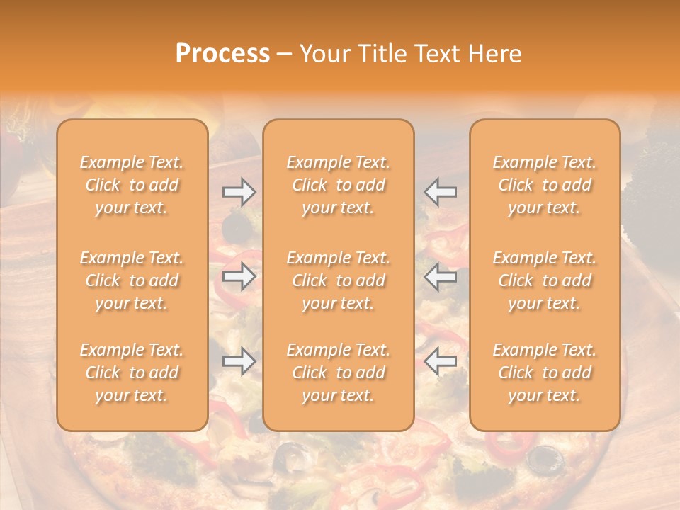 Cheese Pizza Food PowerPoint Template