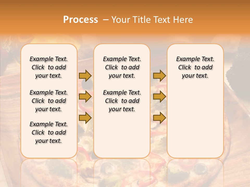 Cheese Pizza Food PowerPoint Template