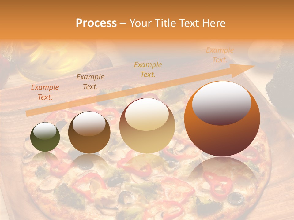 Cheese Pizza Food PowerPoint Template