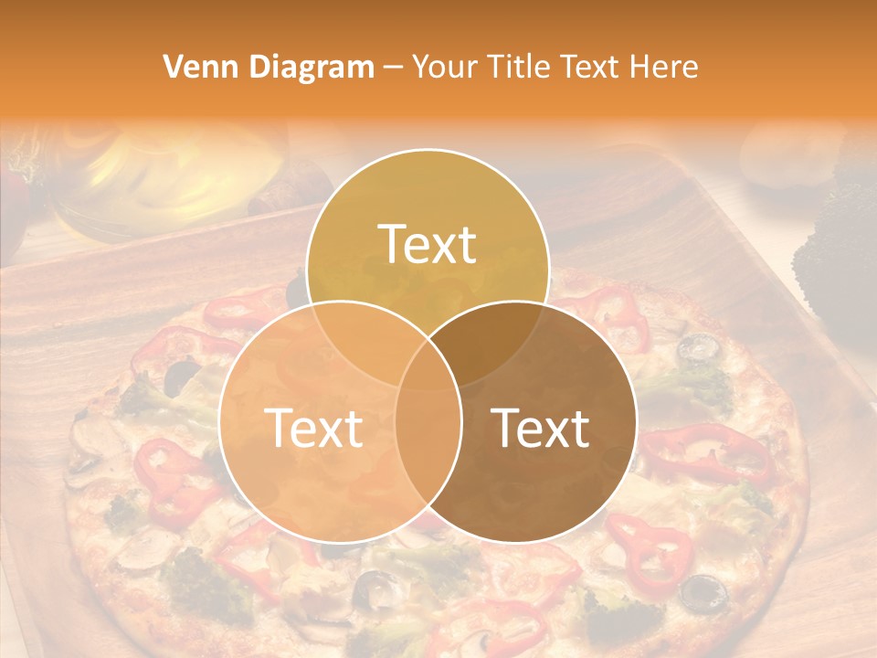 Cheese Pizza Food PowerPoint Template