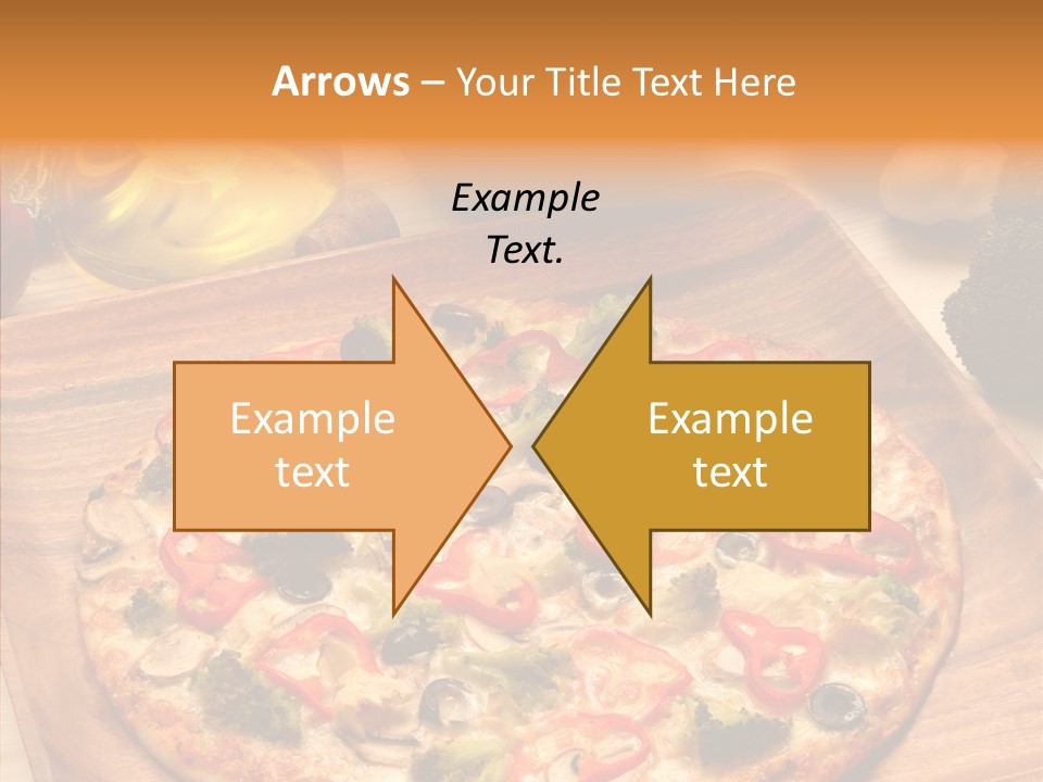 Cheese Pizza Food PowerPoint Template