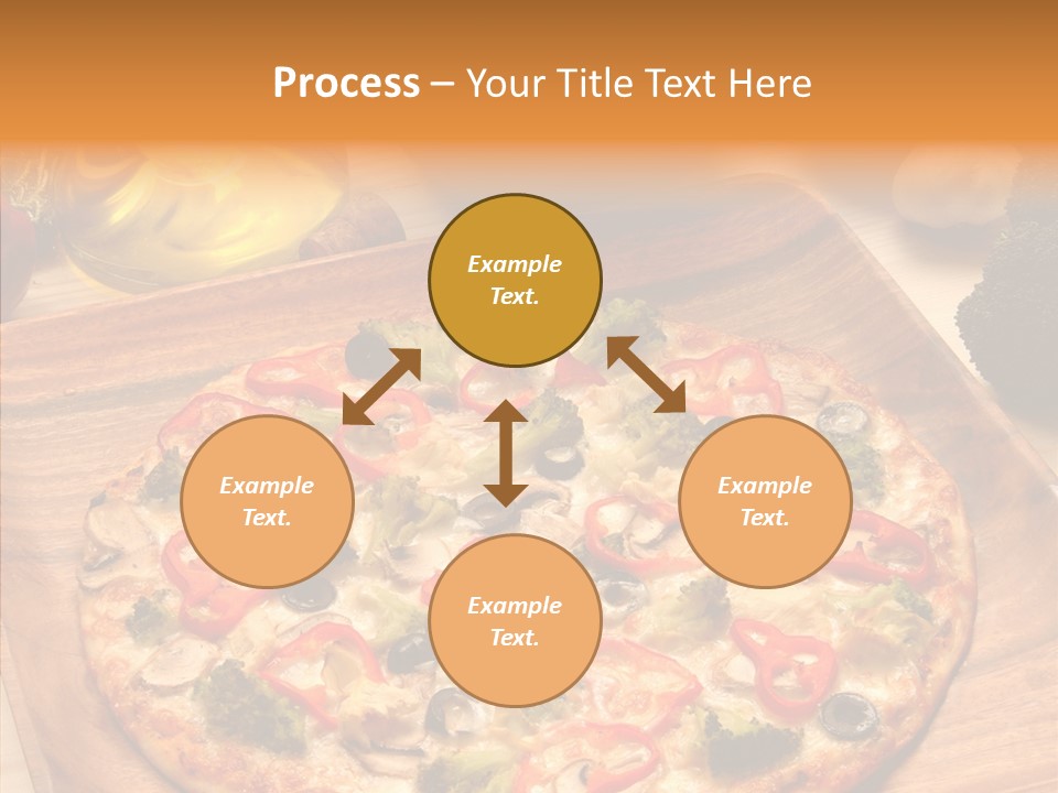 Cheese Pizza Food PowerPoint Template