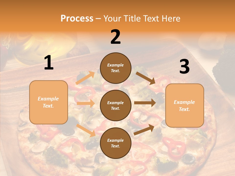 Cheese Pizza Food PowerPoint Template