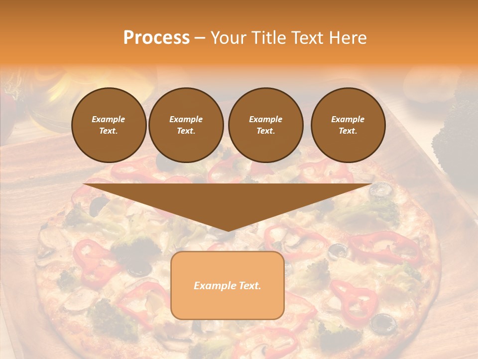 Cheese Pizza Food PowerPoint Template