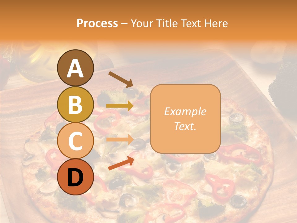 Cheese Pizza Food PowerPoint Template