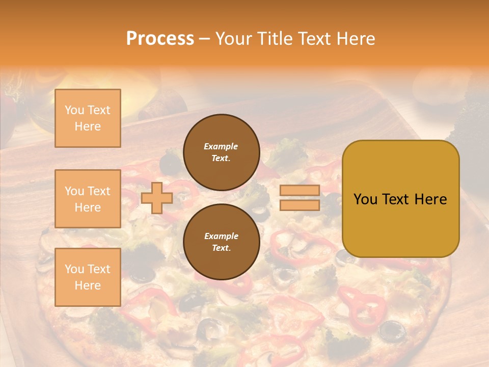 Cheese Pizza Food PowerPoint Template