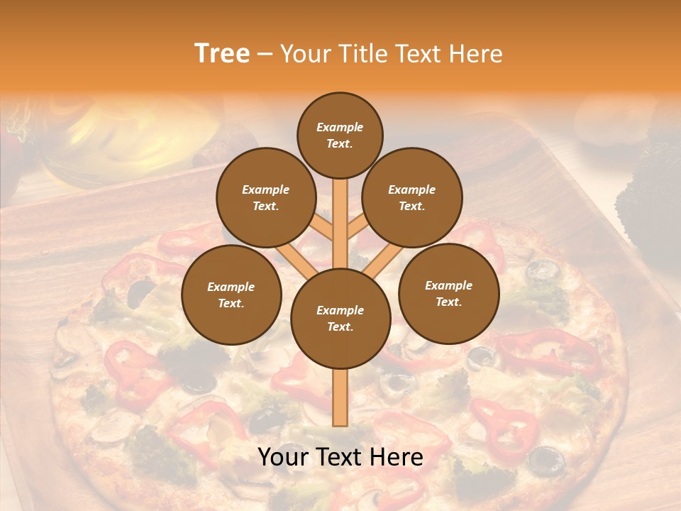 Cheese Pizza Food PowerPoint Template