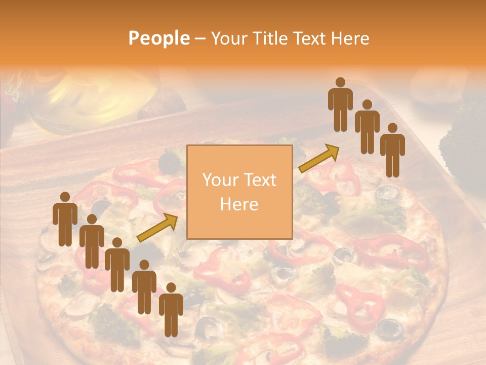 Cheese Pizza Food PowerPoint Template