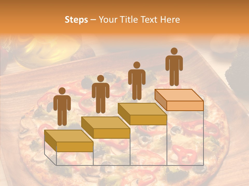Cheese Pizza Food PowerPoint Template
