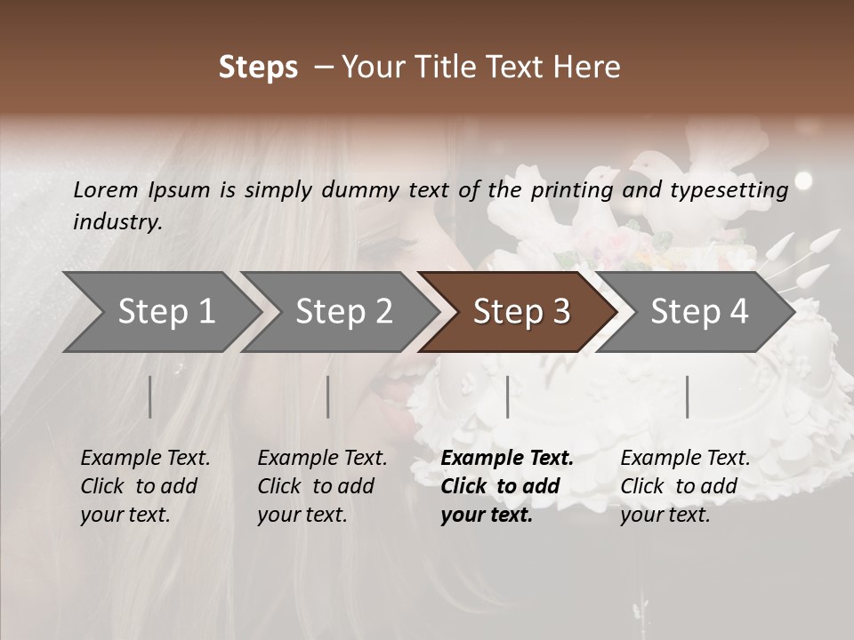 Bouquet People Beautiful PowerPoint Template