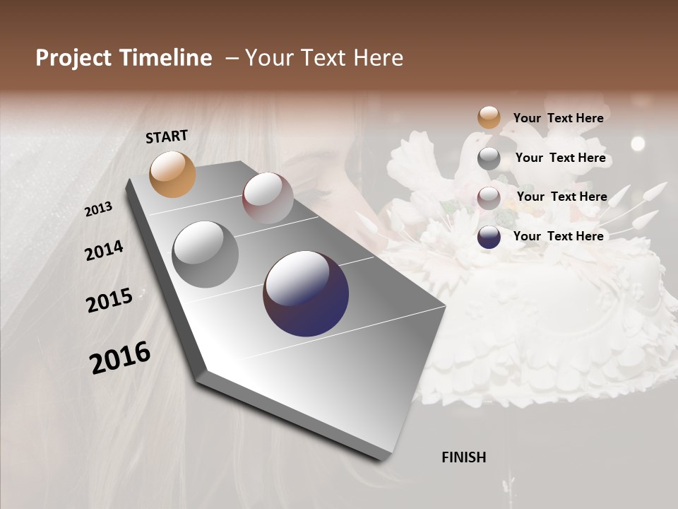 Bouquet People Beautiful PowerPoint Template