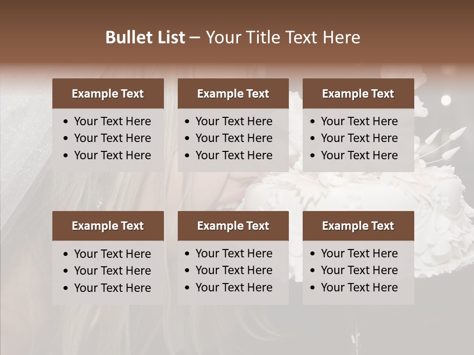 Bouquet People Beautiful PowerPoint Template