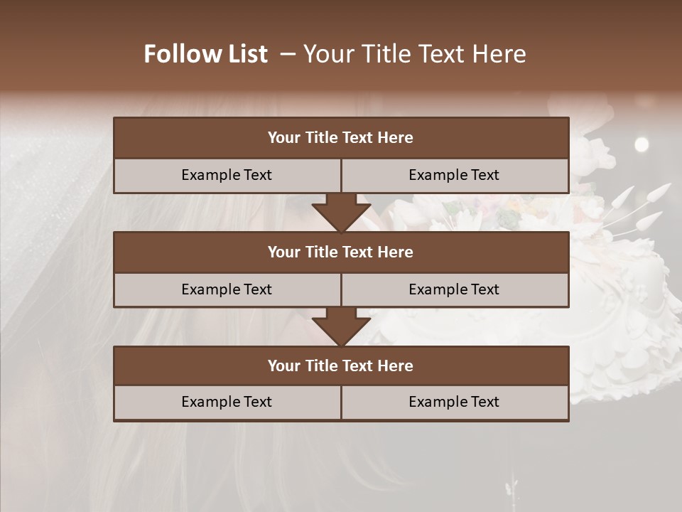 Bouquet People Beautiful PowerPoint Template