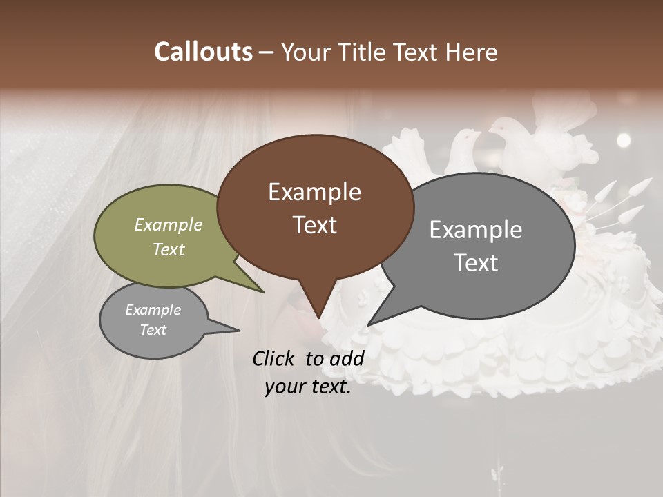 Bouquet People Beautiful PowerPoint Template