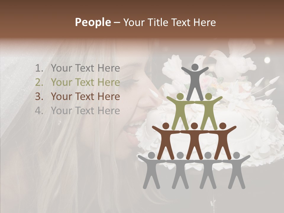 Bouquet People Beautiful PowerPoint Template