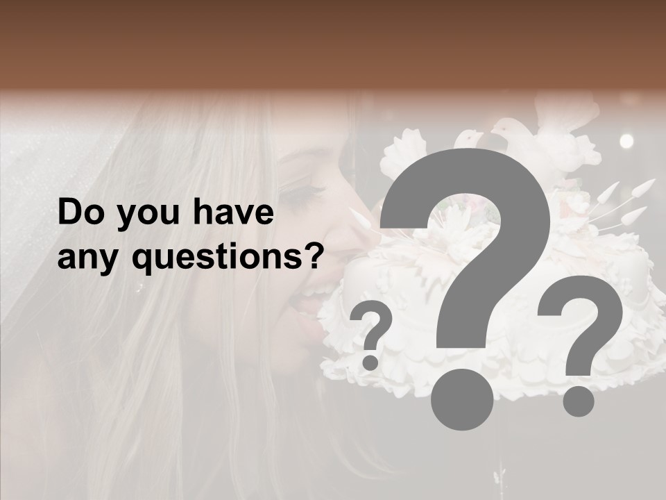 Bouquet People Beautiful PowerPoint Template