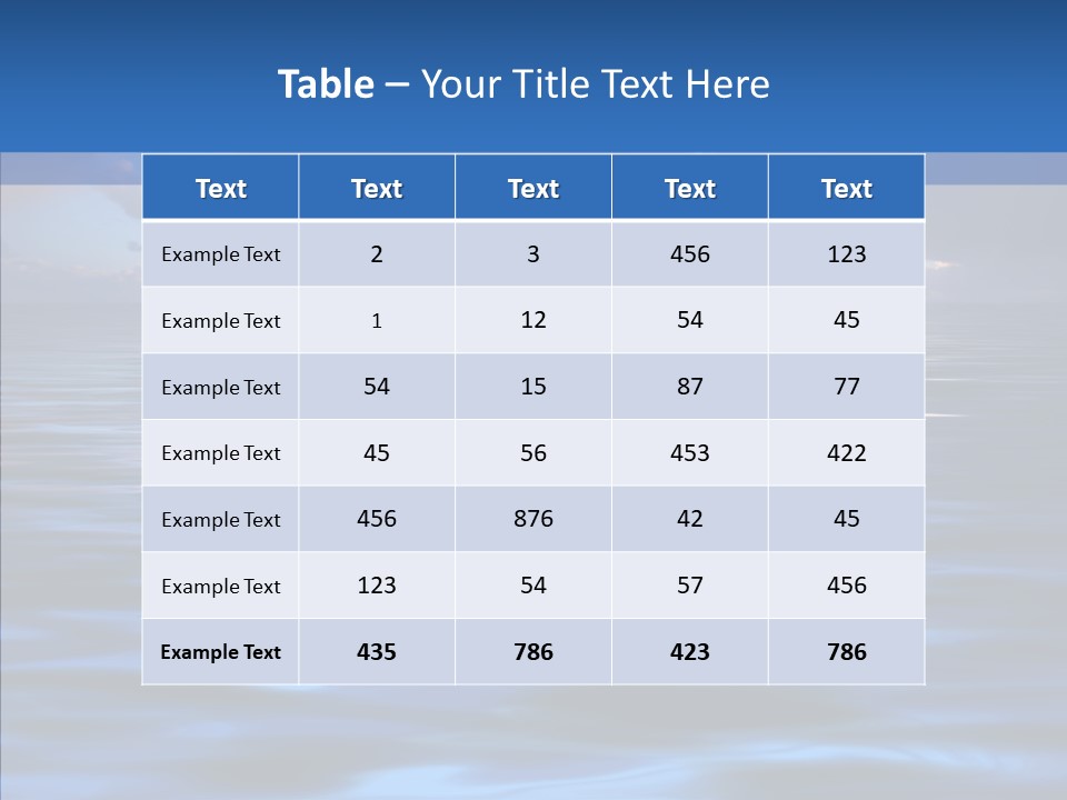 Sunshine Tourist Weather PowerPoint Template