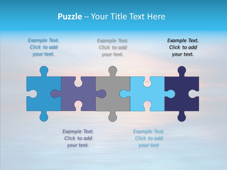 Wallpaper Waves Sunny PowerPoint Template