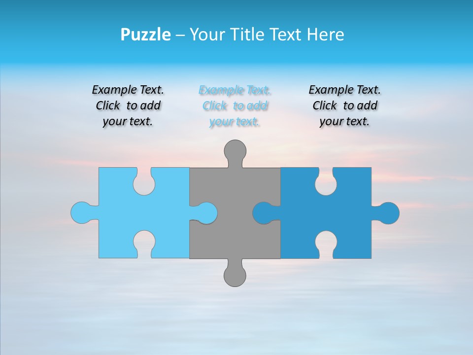 Wallpaper Waves Sunny PowerPoint Template