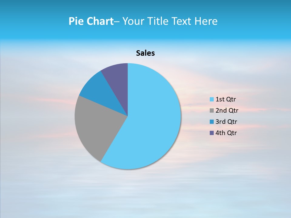 Wallpaper Waves Sunny PowerPoint Template