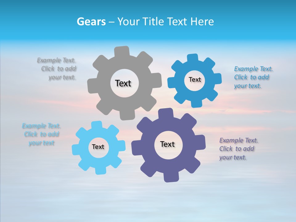 Wallpaper Waves Sunny PowerPoint Template