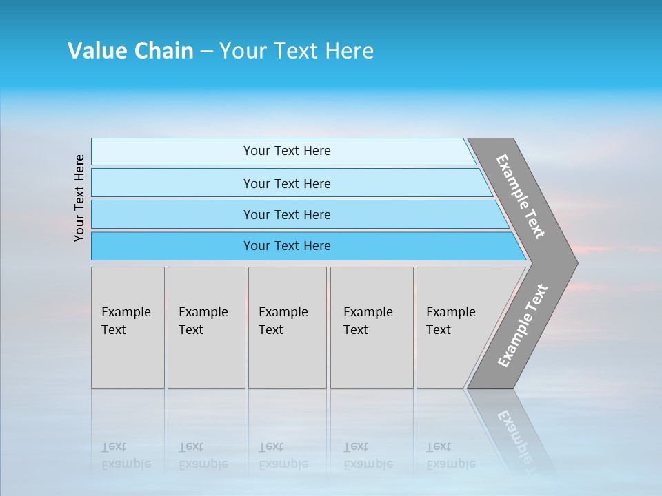 Wallpaper Waves Sunny PowerPoint Template