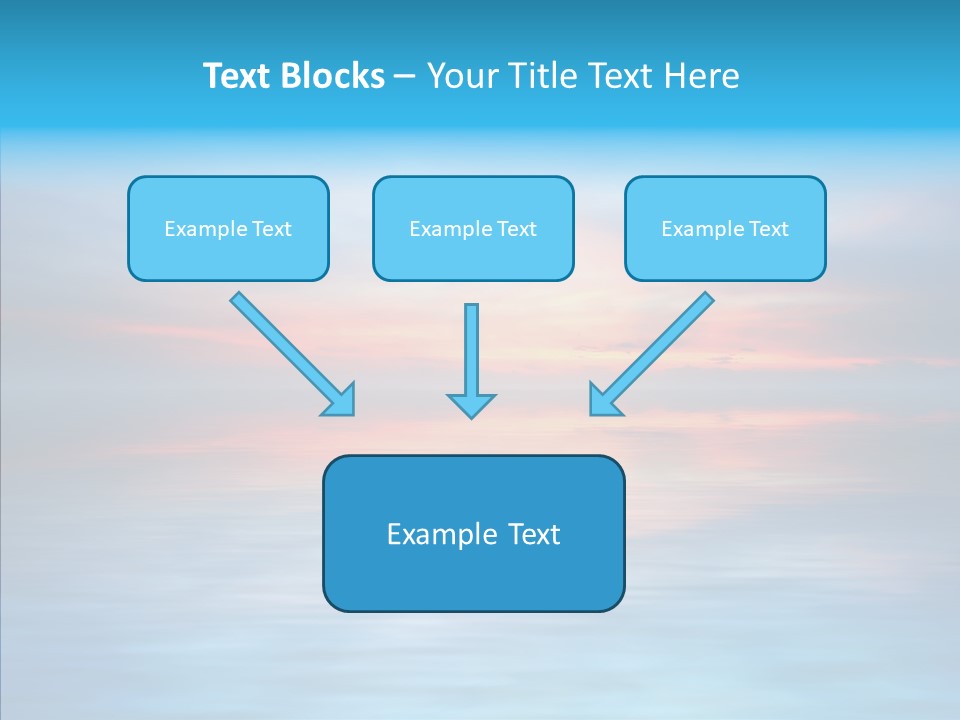 Wallpaper Waves Sunny PowerPoint Template