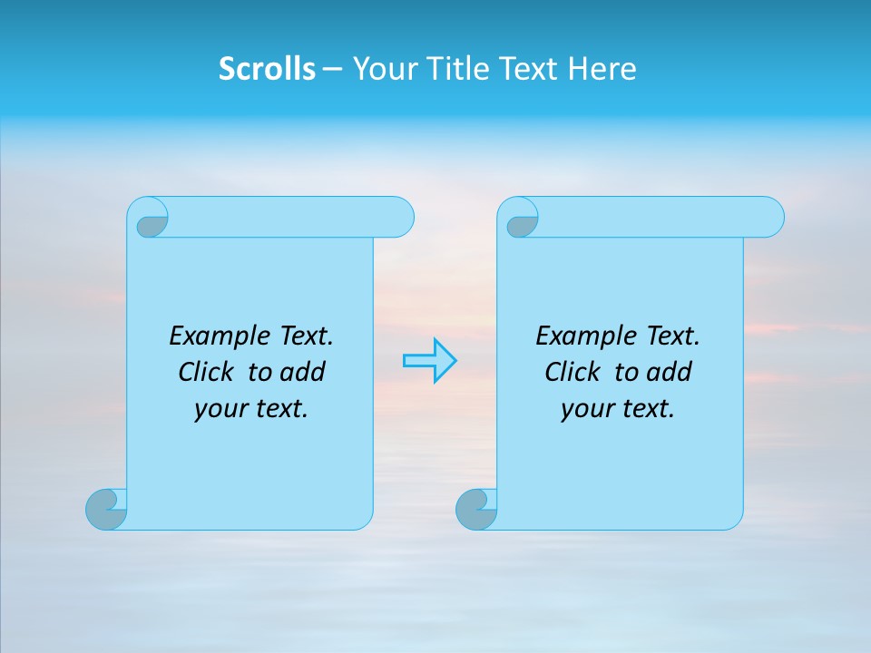 Wallpaper Waves Sunny PowerPoint Template