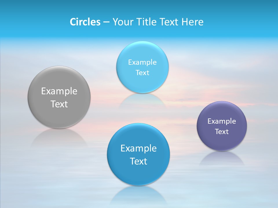 Wallpaper Waves Sunny PowerPoint Template