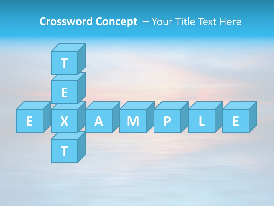 Wallpaper Waves Sunny PowerPoint Template