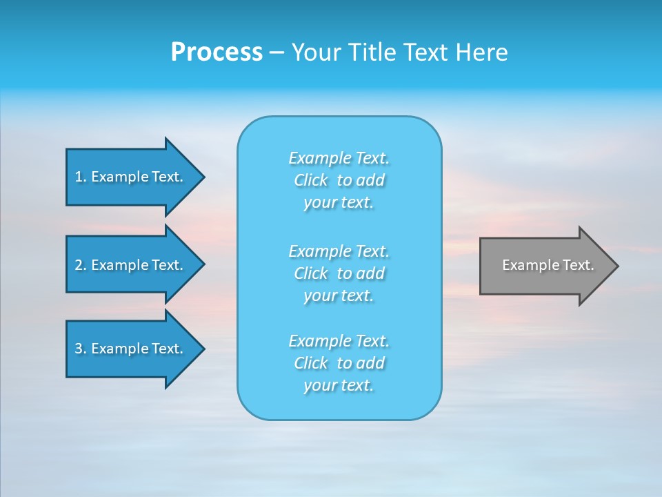 Wallpaper Waves Sunny PowerPoint Template