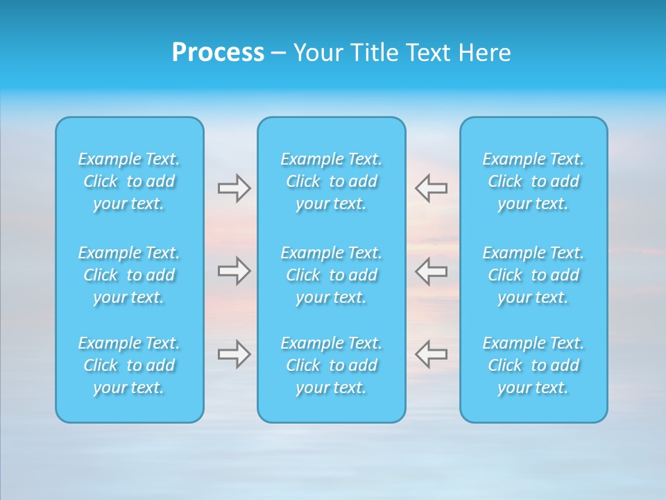 Wallpaper Waves Sunny PowerPoint Template