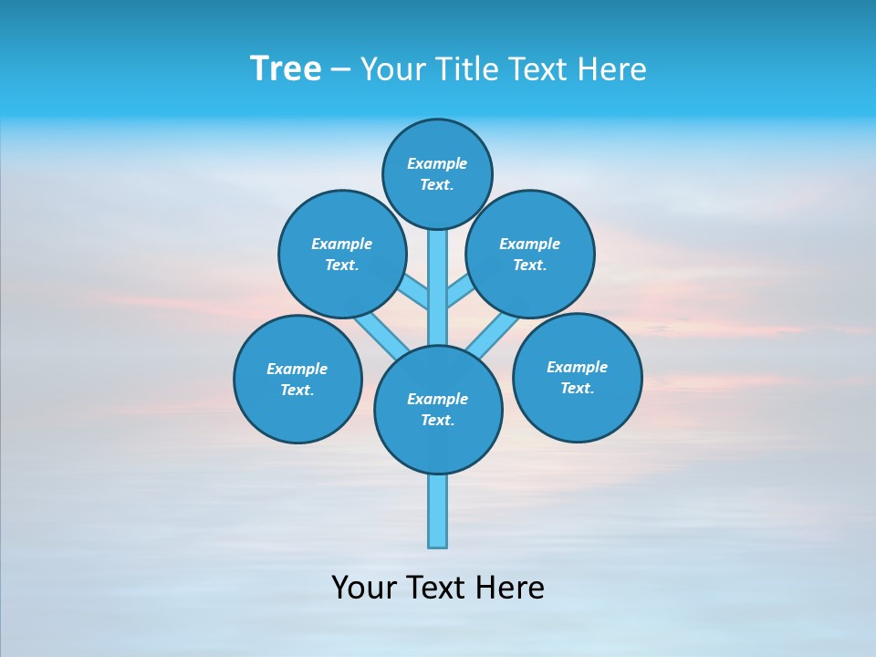 Wallpaper Waves Sunny PowerPoint Template