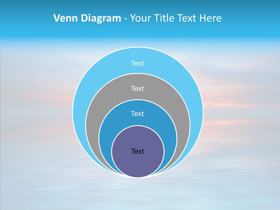 Wallpaper Waves Sunny PowerPoint Template